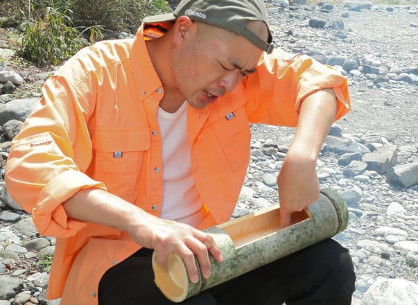 写真】サバイバル王者「あばれる君」が教える…！「キャンプで役立つ竹