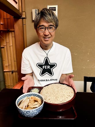 写真】芸能界屈指の蕎麦好き、DEENの池森秀一があまりの美味しさに